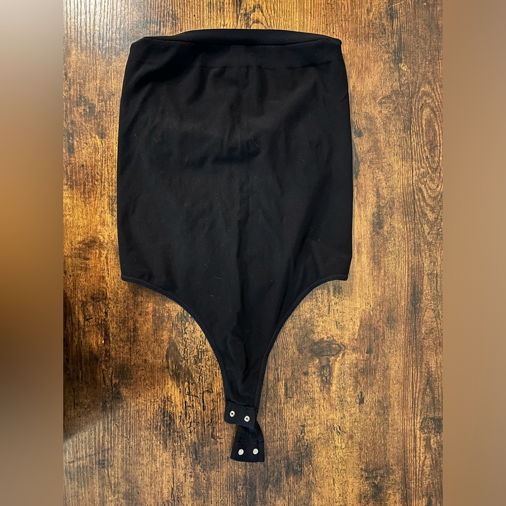 Free People intimately black tube top bodysuit M/L